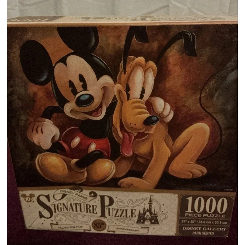 Disney‎ Parks Signature Puzzle Mickey & Pluto 85th Anniversary 1000 Pieces